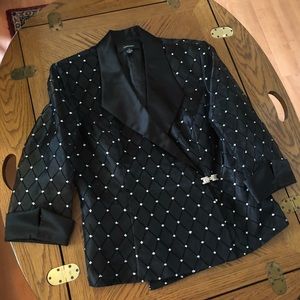 Black & Silver Top Jacket